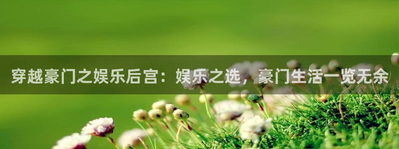乐天堂fun88：穿越豪门之娱乐后宫：娱乐之选，豪门生活一览无余